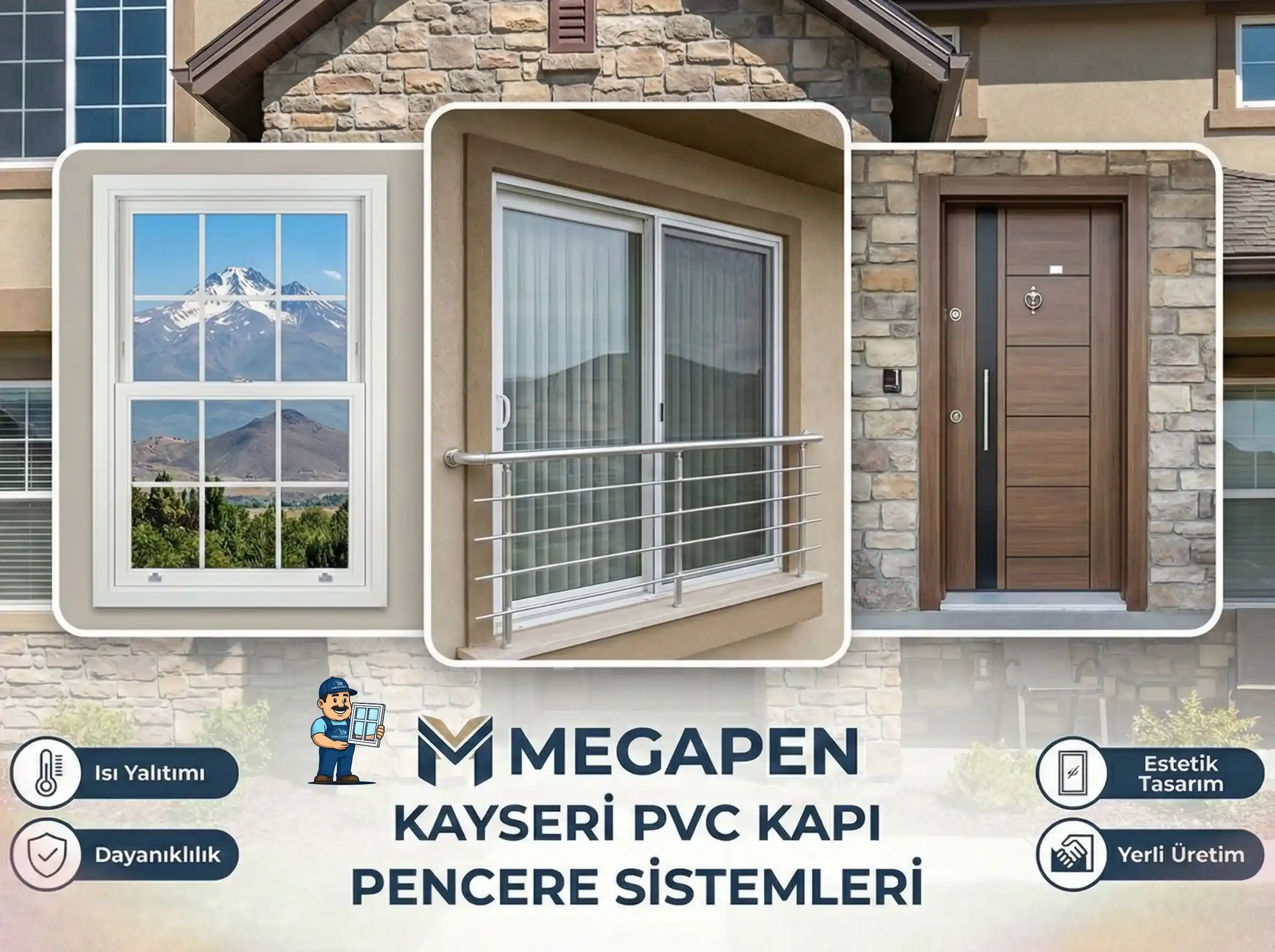 PVC Sürme Kapı ve Pencere Sistemleri
